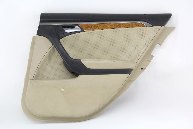 Acura TL 04-06 Rear Right Door Panel Lining Tan/Wood Trim 83736-SEP-A01, OEM, 2004, 2005, 2006