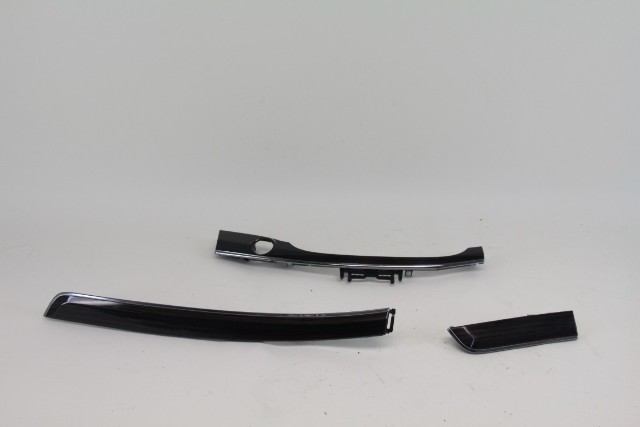Honda CRV Front Garnish Cover Trim Molding Wood Finish 3 Piece Set, A572, OEM, 15-16 2015, 2016