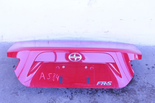 Scion FR-S Subaru BRZ 13-15 Rear Liftgate Trunk Lid Assembly, Red, A584, OEM, 2013, 2014, 2015