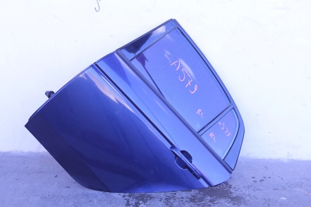 Acura TL 04-08 Rear Door Assembly Left/Driver's Side Blue 67550-SEP-A90ZZ, A579, OEM, 2004, 2005, 2006, 2007, 2008