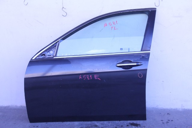 Acura TSX 04-08 Front Door Assy. Left/Driver's Side Gray, A581, OEM, 2004, 2005, 2006, 2007, 2008