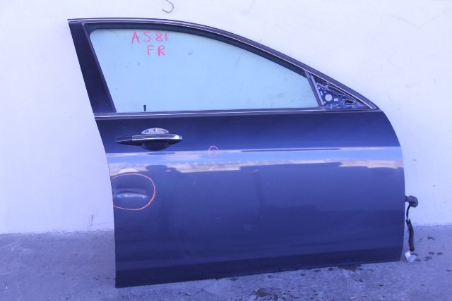 Acura TSX 04-08 Front Door Assy. Right/Passenger's Side Electric Gray, A581, OEM, 2004, 2005, 2006, 2007, 2008