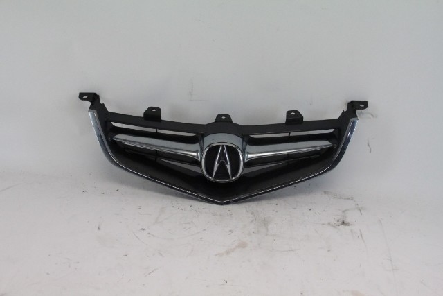 Acura TSX 04-05 Complete Front Upper Grill Grille w/ Emblem 71121-SEC-A01ZA, A581, OEM, 2004, 2005