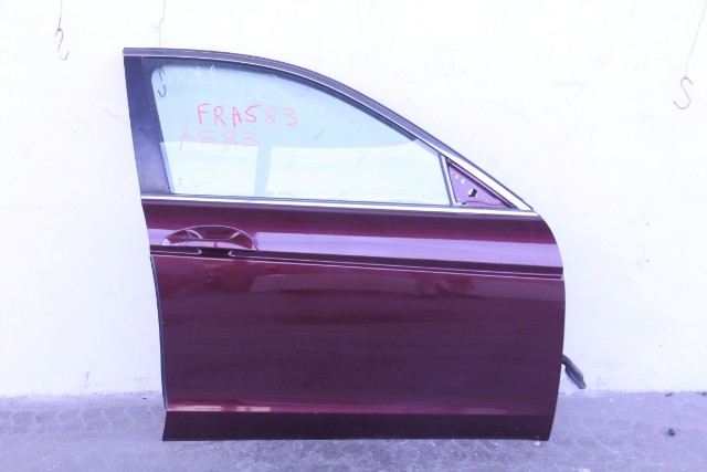Honda Accord 08-12 Sedan Front Door Assy Right Side Burgandy 67010-TA0-A90ZZ, A583, OEM, 2008, 2009, 2010, 2011, 2012