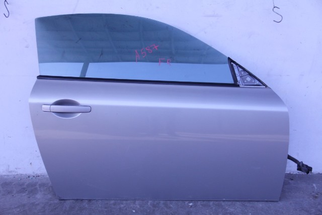 Infiniti G35 03-07 Coupe Front Right Door Electric Silver H0100-AM8MM, A587, OEM, 2003, 2004, 2005, 2006, 2007