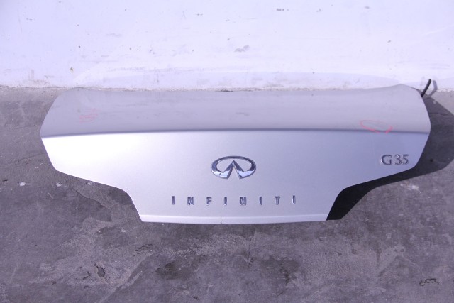 Infiniti G35 03-07 Coupe Trunk Deck Lid Tail Gate, Trunk H4300-AM8AM, A587, OEM, 2003, 2004, 2005, 2006, 2007