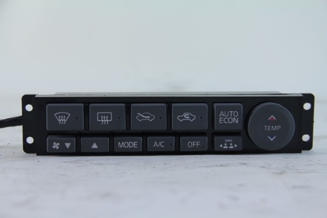 Infiniti G35 03-04 A/C Heater Climate Control Panel 257172-1348172C20, A587, OEM, 2003, 2004
