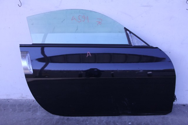 Nissan 350Z 08 Front Door Assy Right Side Black HMA0M-CD8MA, A591, OEM, 2008
