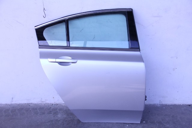 Acura TL 09-14 Rear Door Assembly Right/Passenger's Side Silver 67510-TK4-A90, A524, OEM, 2009, 2010, 2011, 2012, 2013, 2014