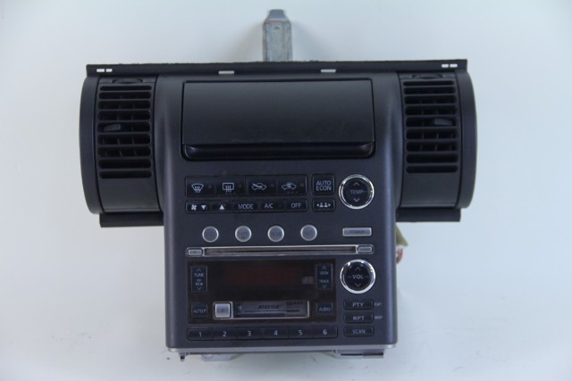 Infiniti G35 03-04 BOSE Radio Stereo Climate Unit, OEM, 2003, 2004