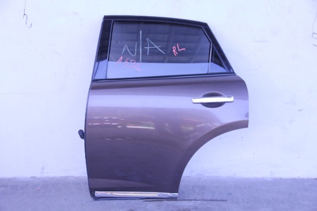 Infiniti FX35 03-08 FX45 Door Rear Left Driver Side Assy, Grey 08, OEM, 2003, 2004, 2005, 2006, 2007, 2008