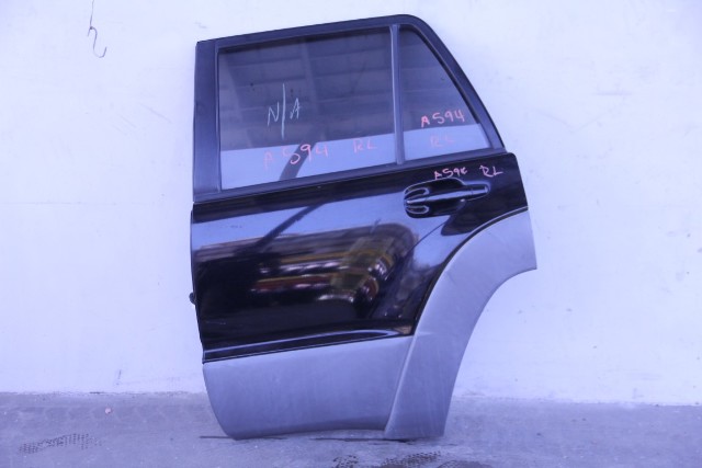 Toyota 4Runner 03-05 Door Assembly w/ Glass, Rear Left Side, Black 67004-35171, A594, OEM, 2003, 2004, 2005