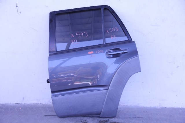Toyota 4Runner 03-05 Door Assembly w/ Glass, Rear Left Side, Blue 67004-35171, A593, OEM, 2003, 2004, 2005