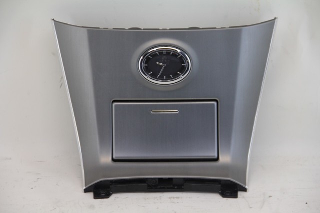 Infiniti FX35 03-08 FX45 Instrument Panel Pocket Clock Trim, 25810-CL70A, OEM, 2003, 2004, 2005, 2006, 2007, 2008