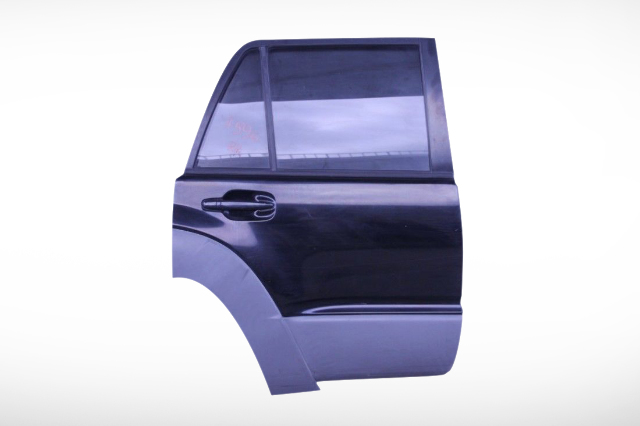 Toyota 4Runner 03-05 Door Assembly w/ Glass, Rear Right Side, Black 67004-35171, A596, OEM, 2003, 2004, 2005