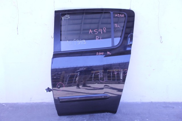 Nissan Armada 04-15 Rear Left/Driver Door Assy Black H2101-ZQ3MA, A598, OEM, 2004, 2005, 2006, 2007, 2008, 2009, 2010, 2011, 2012, 2013, 2014, 2015