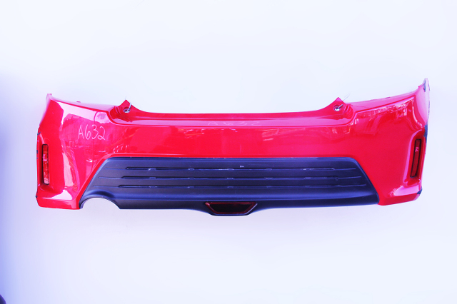 Scion tC 14-16 Rear, Bumper Face Cover, Red Factory, A632, OEM, 2014, 2015, 2016
