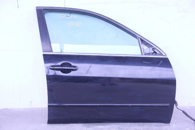 Honda Accord 03-07 Sedan Front Door Right Side Electric Black 67010-SDA-A90, A604, OEM, 2003, 2004, 2005, 2006, 2007