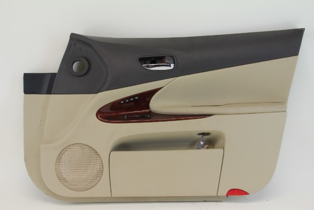 Lexus GS350 07-11 Front Right/Passenger Side Tan Door Panel Leather, A607, OEM, 2007, 2008, 2009, 2010, 2011