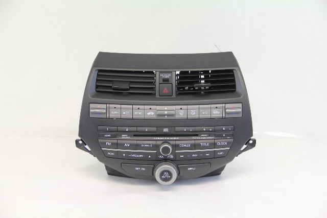 Honda Accord 08-12 AM/FM Radio 6 CD Changer Player Auto Climate Control GunMetal, A611, OEM, 2008, 2009, 2010, 2011, 2012