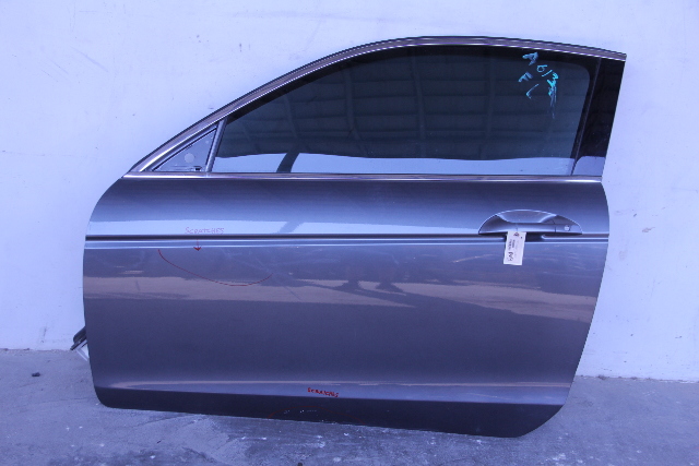 Honda Accord 08-12 Coupe EX Front Door Assy Left Side Electric, Grey/Charcoal, A613, OEM, 2008, 2009, 2010, 2011, 2012