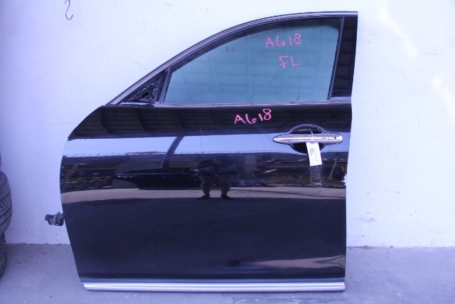 Infiniti FX35 09-12 09-12, Door Front Left/Driver Side Assy, Black HMA0M-1CAMA, OEM, 2009, 2010, 2011, 2012