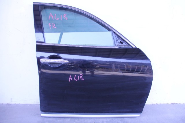 Infiniti FX35 09-12 09-12, Door Front Right/Passenger Side Assy, Black HMA0A-1CAMA, OEM, 2009, 2010, 2011, 2012