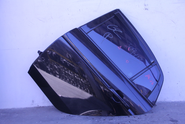 Acura TL 04-08 Rear Door Assembly Left/Driver Black 67550-SEP-A90ZZ, A626, OEM, 2004, 2005, 2006, 2007, 2008