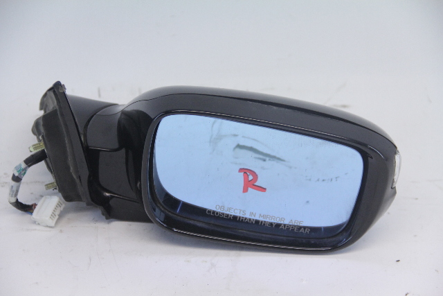 Acura TL 07-08 Side View Mirror, Right/Passenger Black 76200-SEP-A01ZF, A626, OEM, 2007, 2008