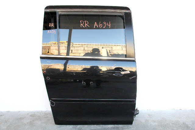 Honda Odyssey 05-07 Rear Right/Passenger Door Black 67510-SHJ-A90ZZ, A634, OEM, 2005, 2006, 2007