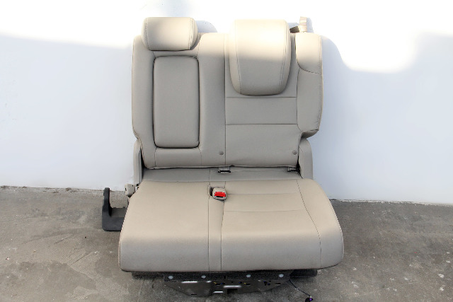 Honda Odyssey 11-13 Rear Seat Set Right Passenger Left Driver Leather Tan/Beige, A622, OEM, 2011, 2012, 2013