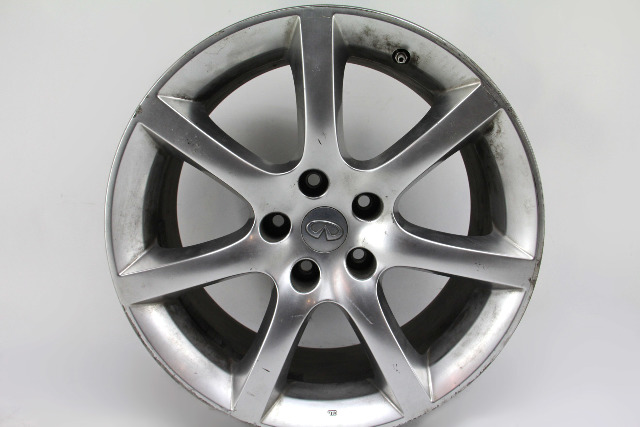 Infiniti G35 03-07 Rear Alloy Wheel Rim Disc 7 Spoke 18x8, 40300-AL425 #10, A637, OEM, 2003, 2004, 2005, 2006, 2007