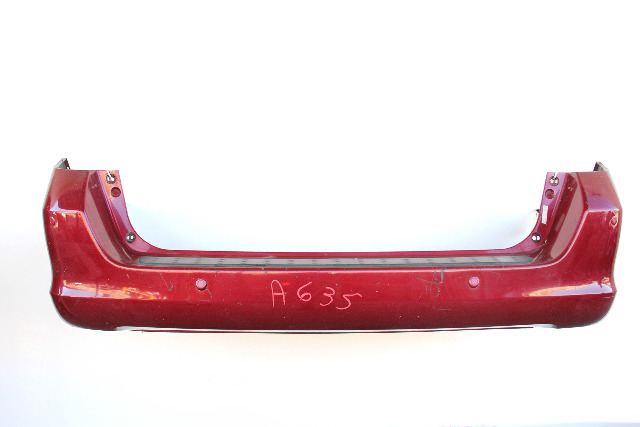 Honda Odyssey 05-10 Rear Bumper Cover Red w/Park Assist 04715-SHJ-A82ZZ, A634, OEM, 2005, 2006, 2007, 2008, 2009, 2010