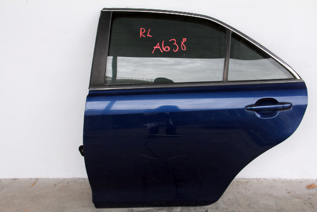Toyota Camry 07-11 Rear Door Assy. Left/Driver's Side Electric, Blue, A638, OEM, 2007, 2008, 2009, 2010, 2011