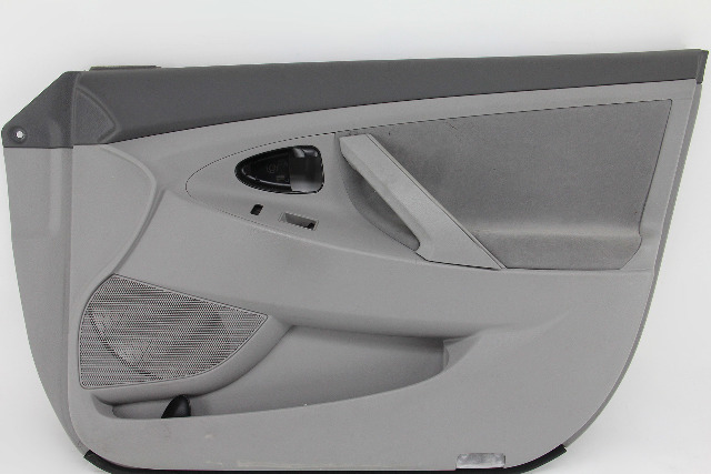Toyota Camry 07-11 Door Trim Panel Lining, Front Right/Passenger, Grey, A638, OEM, 2007, 2008, 2009, 2010, 2011