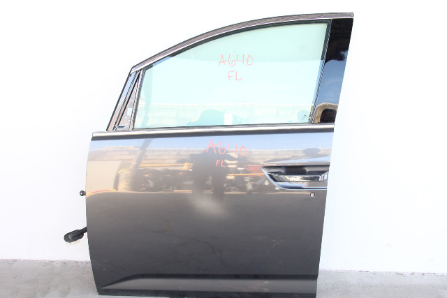 Honda Odyssey 13-16 Front Left/Driver Door Grey 67050-TK8-A90, A640, OEM, 2013, 2014, 2015, 2016