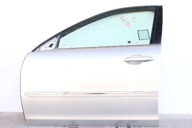 Acura RL 05-12 Front Driver Left Door Silver 67050-SJAA-90ZZ, A643, OEM, 2005, 2006, 2007, 2008, 2009, 2010, 2011, 2012