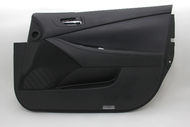 Lexus ES350 07-12 Front Door Panel Trim Right/Passenger Black, A657, OEM, 2007, 2008, 2009, 2010, 2011, 2012