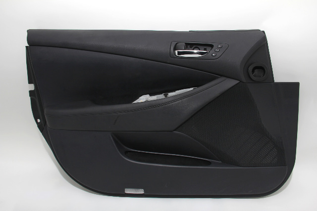 Lexus ES350 07-12 Front Door Panel Trim Left/Driver Black, A657, OEM, 2007, 2008, 2009, 2010, 2011, 2012