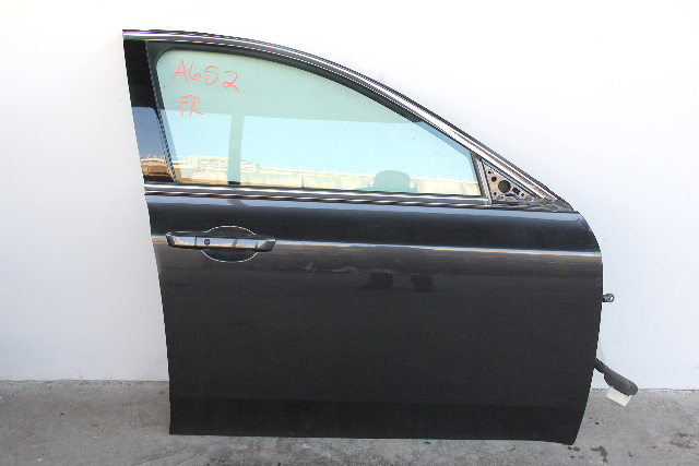 Acura TL 09-14 Front Door Assembly Right/Passenger's Side Black/Charcoal, A652, OEM, 2009, 2010, 2011, 2012, 2013, 2014