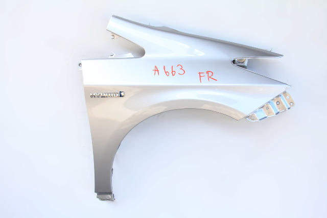 Toyota Prius 10-15 Front Fender Assy. Right/Passenger's Side 53801-47040 Silver, A663, OEM, 2010, 2011, 2012, 2013, 2014, 2015