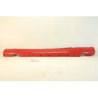 Mercedes Benz C230K 02-05 Coupe Left, Driver Rocker Panel Trim Molding Red, OEM, 2002, 2003, 2004, 2005