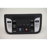 Acura ILX 17 Overhead Dome Light Lamp w/ Sun Roof Switch OnStar HomeLink Black 2016, A603, OEM, 2017