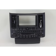 2003-2006 Infiniti FX35 FX45 Radio Audio CD Tape Climate Control Panel 68260-CG001, OEM, 2003, 2004, 2005, 2006