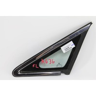 Honda Odyssey 11-16 Front Left/Driver Windshield Vent Glass 73370-TK8-A01, A636, OEM, 2011, 2012, 2013, 2014, 2015, 2016