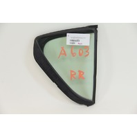 Acura ILX 13-16 Rear Right/Passenger Side Door Vent Glass 73405-TX6-305, A603, OEM, 2013, 2014, 2015, 2016