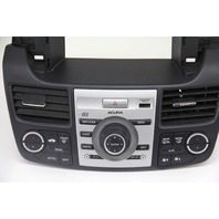 Acura RDX 07-12 Climate Control Radio Bezel Trim Black 77253-STK-A01ZA, A766, OEM, 2007, 2008, 2009, 2010, 2011, 2012