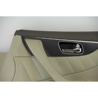 Infiniti FX35 09-10 FX50 Door Panel Trim Front Right Side Tan/Hinoki 80900-1CA0A, A618, OEM, 2009, 2010