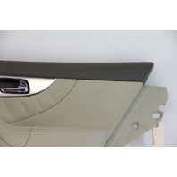 Infiniti FX35 09-10 FX50 Door Panel Trim Rear Right Side Tan/Hinoki 82900-CZ70C, A618, OEM, 2009, 2010