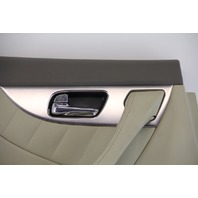 Infiniti FX35 09-10 FX50 Door Panel Trim Rear Left Side Tan/Hinoki 82901-1CA0A, A618, OEM, 2009, 2010